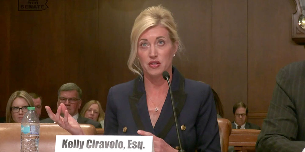 Attorney Kelly Ciravolo Testifies In Opposition To Constitutional Amendment Seeking to Undo 150 Year Old Authority