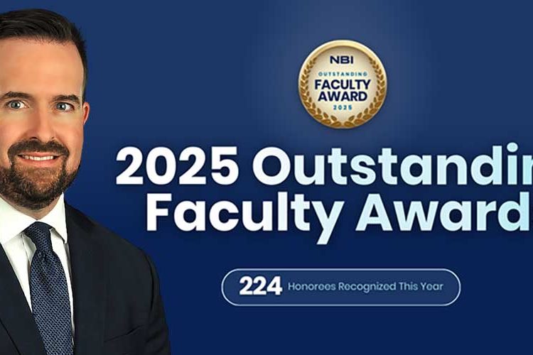 Attorney Steve Kopko is recognized as a 2025 Outstanding Faculty Award winner