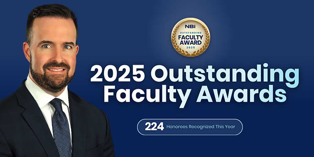 Attorney Steve Kopko is recognized as a 2025 Outstanding Faculty Award winner