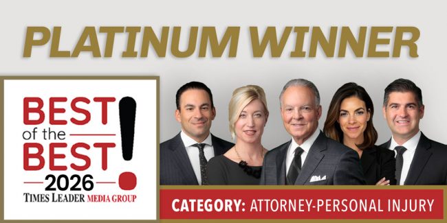 Platinum Winner for Attorney/Personal Injury for Best of the Best