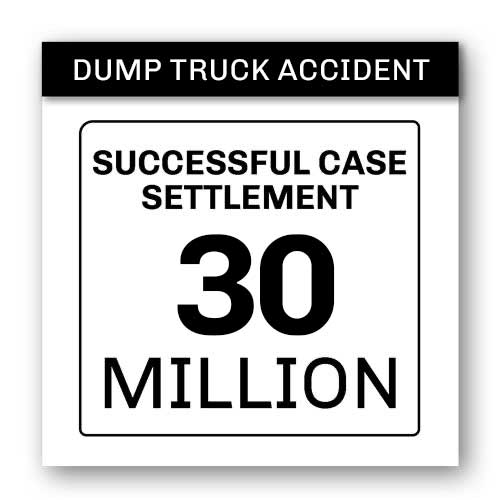 $30 Million Dump Truck Accident Case Result