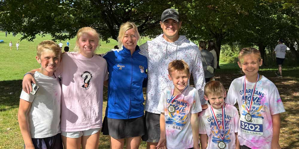 ciravolo-and-doyle-family-run-GSA Kelly Ciravolo and Family, Pat Doyle and Family at Run GSA